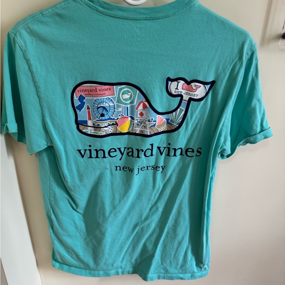 Vineyard Vines Men's Short Sleeve Pocket Tee — Teal